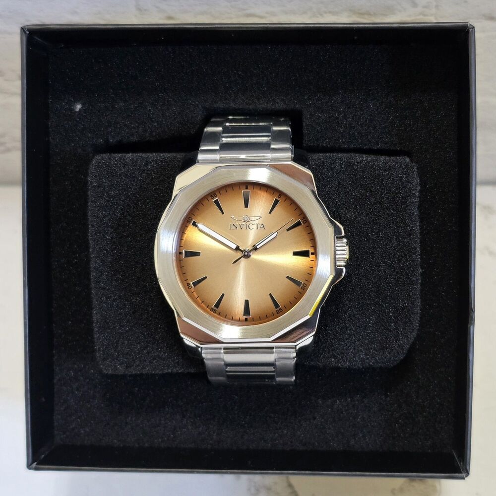 Invicta Speedway Dominus Men's Watch 42mm Brown Dial Steel 50988 Brand New